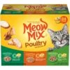 Meow Mix Poultry Selects Variety Pack Wet Cat Food -PurePet Bites Shop 100232 MAIN. AC SS1800 V1675382477
