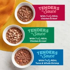 Meow Mix Tender Favorites Surf 'N Turf Variety Pack Cat Food Trays -PurePet Bites Shop 100241 PT2. AC SS1800 V1463062665