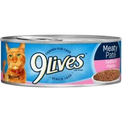 9 Lives Meaty Pate Seafood Platter Canned Cat Food