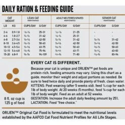 ORIJEN Original Grain-Free Dry Cat Food -PurePet Bites Shop 101301 PT6. AC SS1800 V1689693080