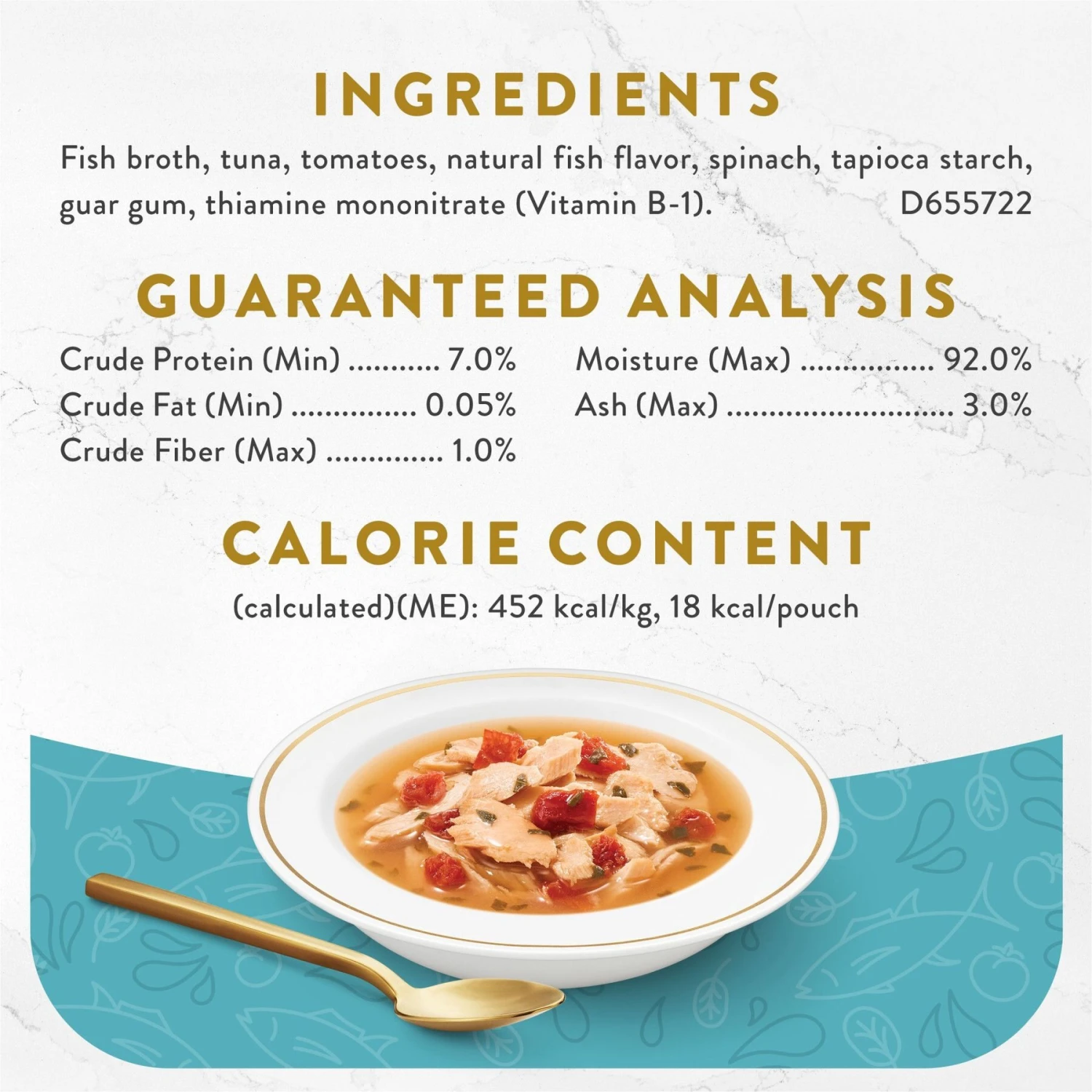 Fancy Feast Classic Broths With Tuna & Vegetables Supplemental Wet Cat Food Pouches 6 Fancy Feast Classic Broths With Tuna & Vegetables Supplemental Wet Cat Food Pouches - Image 4