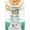 Fancy Feast Classic Broths With Chicken, Vegetables & Whitefish Supplemental Wet Cat Food Pouches -PurePet Bites Shop 101737 MAIN. AC SS1800 V1696253337