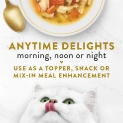 Fancy Feast Classic Broths With Chicken, Vegetables & Whitefish Supplemental Wet Cat Food Pouches -PurePet Bites Shop 101737 PT2. AC SS1800 V1696252398
