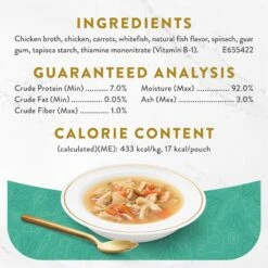 Fancy Feast Classic Broths With Chicken, Vegetables & Whitefish Supplemental Wet Cat Food Pouches -PurePet Bites Shop 101737 PT3. AC SS1800 V1696265920