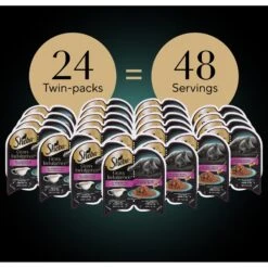 Sheba Gravy Indulgence Salmon Entree In Extra Gravy Grain-Free Adult Wet Cat Food, 2.64-oz Can, Case Of 24 13 Sheba Gravy Indulgence Salmon Entree In Extra Gravy Grain-Free Adult Wet Cat Food, 2.64-oz Can, Case Of 24 -PurePet Bites Shop 1017670 PT2. AC SS1800 V1700599141