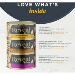 Reveal Natural Chicken In Broth Variety Pack Grain-Free Wet Cat Food, 2.47-oz Can, Case Of 8 -PurePet Bites Shop 1017966 PT2. AC SS1800 V1700598694