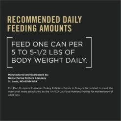 Purina Pro Plan Adult Turkey & Giblets Entree In Gravy Canned Cat Food -PurePet Bites Shop 102297 PT7. AC SS1800 V1674494982