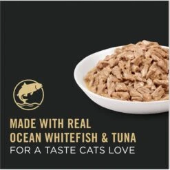 Purina Pro Plan Adult Ocean Whitefish & Tuna Entree In Sauce Canned Cat Food -PurePet Bites Shop 102299 PT2. AC SS1800 V1674495036