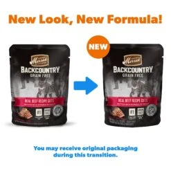 Merrick Backcountry Grain-Free Morsels In Gravy Real Beef Recipe Cuts Cat Food Pouches -PurePet Bites Shop 102312 PT1. AC SS1800 V1638034289