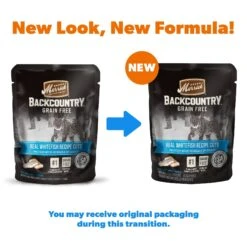 Merrick Backcountry Grain-Free Morsels In Gravy Real Whitefish Recipe Cuts Cat Food Pouches -PurePet Bites Shop 102340 PT1. AC SS1800 V1638042707