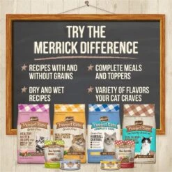 Merrick Purrfect Bistro Rabbit Pate Grain-Free Canned Cat Food -PurePet Bites Shop 102348 PT6. AC SS1800 V1628569617