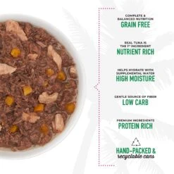 Tiki Cat Aloha Friends Tuna With Ocean Whitefish & Pumpkin Grain-Free Wet Cat Food -PurePet Bites Shop 102913 PT5. AC SS1800 V1537545780