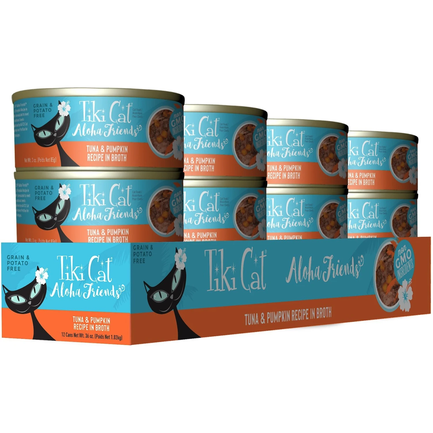 Tiki Cat Aloha Friends Tuna With Pumpkin Grain-Free Wet Cat Food 4 Tiki Cat Aloha Friends Tuna With Pumpkin Grain-Free Wet Cat Food - Image 2