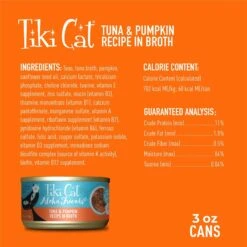Tiki Cat Aloha Friends Tuna With Pumpkin Grain-Free Wet Cat Food 12 Tiki Cat Aloha Friends Tuna With Pumpkin Grain-Free Wet Cat Food -PurePet Bites Shop 102918 PT2. AC SS1800 V1657654927