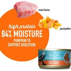 Tiki Cat Aloha Friends Tuna With Pumpkin Grain-Free Wet Cat Food 13 Tiki Cat Aloha Friends Tuna With Pumpkin Grain-Free Wet Cat Food -PurePet Bites Shop 102918 PT3. AC SS1800 V1657654927