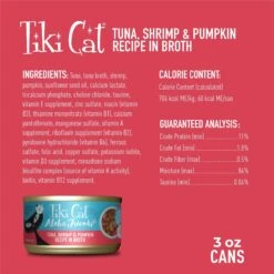 Tiki Cat Aloha Friends Tuna With Shrimp & Pumpkin Grain-Free Wet Cat Food -PurePet Bites Shop 102922 PT2. AC SS1800 V1657654927