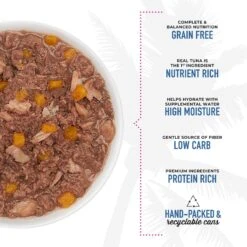 Tiki Cat Aloha Friends Tuna With Tilapia & Pumpkin Grain-Free Wet Cat Food -PurePet Bites Shop 102928 PT4. AC SS1800 V1703863217