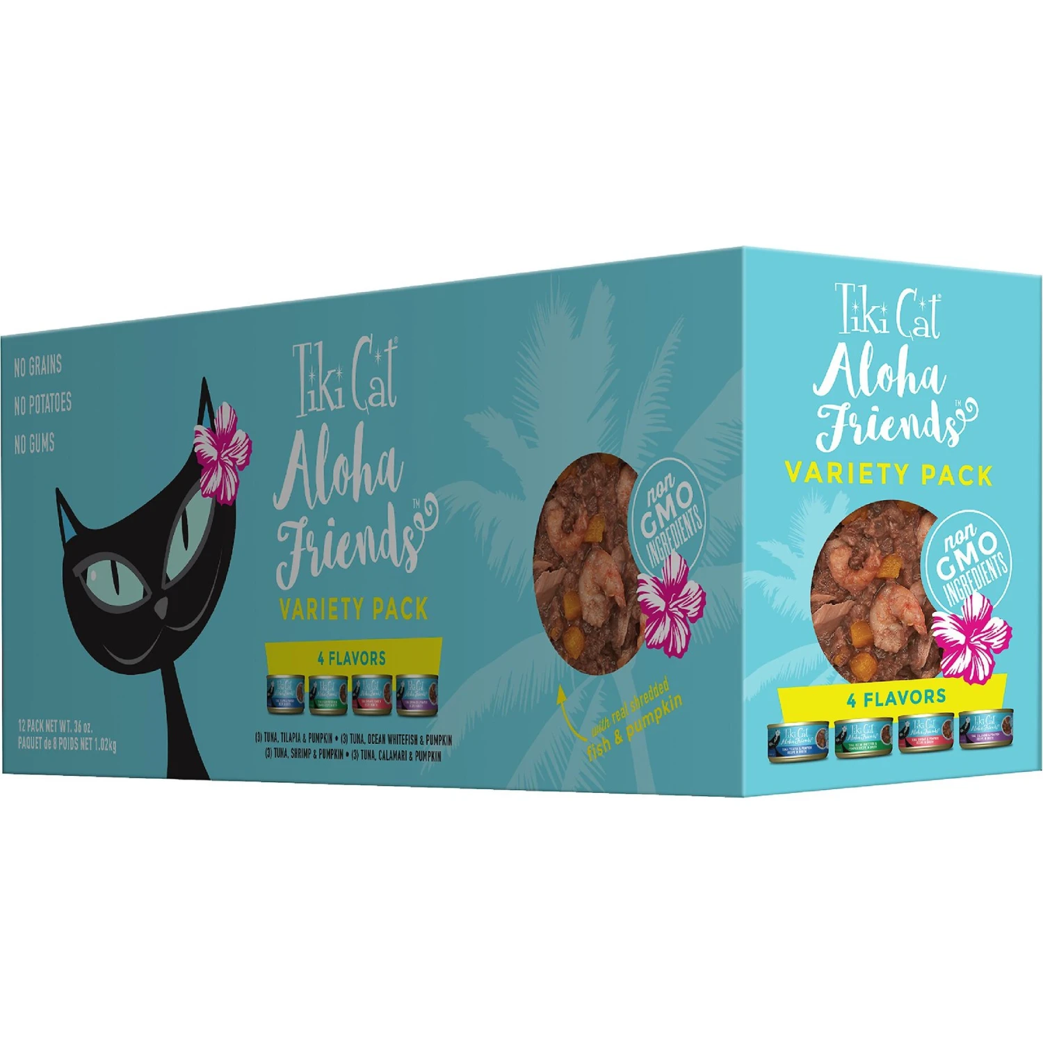 Tiki Cat Aloha Friends Variety Pack Grain-Free Wet Cat Food 3 Tiki Cat Aloha Friends Variety Pack Grain-Free Wet Cat Food