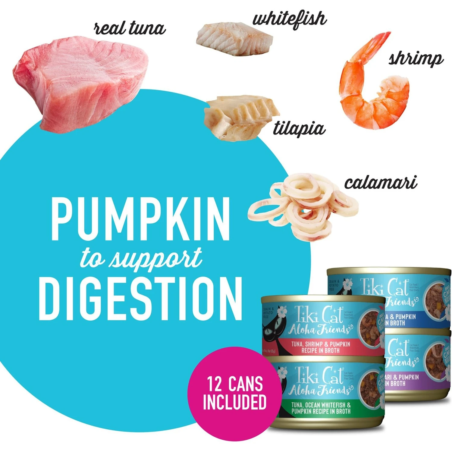 Tiki Cat Aloha Friends Variety Pack Grain-Free Wet Cat Food 6 Tiki Cat Aloha Friends Variety Pack Grain-Free Wet Cat Food - Image 4