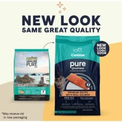 CANIDAE Grain-Free PURE Limited Ingredient Salmon Recipe Dry Cat Food -PurePet Bites Shop 103334 PT1. AC SS1800 V1643674607