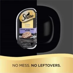 Sheba Perfect Portions Grain-Free Savory Mixed Grill Cuts In Gravy Entree Adult Wet Cat Food Trays -PurePet Bites Shop 103416 PT3. AC SS1800 V1626992174