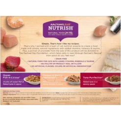 Rachael Ray Nutrish Ocean Lovers Variety Pack Natural Grain-Free Wet Cat Food -PurePet Bites Shop 104069 PT1. AC SS1800 V1657654927