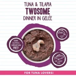 BFF Tuna & Tilapia Twosome Dinner In Gelee Canned Cat Food -PurePet Bites Shop 104803 PT2. AC SS1800 V1644905558