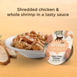 Rachael Ray Nutrish Chicken & Shrimp Pawttenesca Natural Grain-Free Wet Cat Food -PurePet Bites Shop 105376 PT2. AC SS1800 V1540224116
