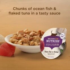 Rachael Ray Nutrish Ocean Fish-A-Licious Natural Grain-Free Wet Cat Food -PurePet Bites Shop 105379 PT2. AC SS1800 V1657654929