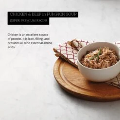 Fussie Cat Super Premium Chicken & Beef Formula In Pumpkin Soup Grain-Free Canned Cat Food -PurePet Bites Shop 105720 PT1. AC SS1800 V1642580490