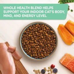 Rachael Ray Nutrish Indoor Complete Chicken With Lentils & Salmon Recipe Natural Dry Cat Food -PurePet Bites Shop 108512 PT3. AC SS1800 V1691766081