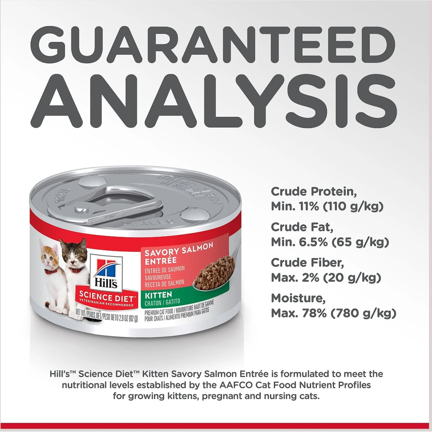 Hill's Science Diet Kitten Savory Salmon Entree Canned Cat Food 9 Hill's Science Diet Kitten Savory Salmon Entree Canned Cat Food - Image 7