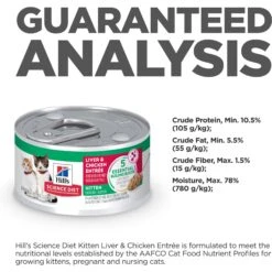 Hill's Science Diet Kitten Liver & Chicken Entree Canned Cat Food -PurePet Bites Shop 110297 PT6. AC SS1800 V1690566611