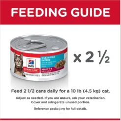 Hill's Science Diet Adult Ocean Fish Entree Canned Cat Food -PurePet Bites Shop 110299 PT7. AC SS1800 V1598539864