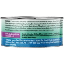 Health Extension Grain-Free Chicken & Tuna Recipe Canned Cat Food 10 Health Extension Grain-Free Chicken & Tuna Recipe Canned Cat Food -PurePet Bites Shop 110489 PT1. AC SS1800 V1536184178