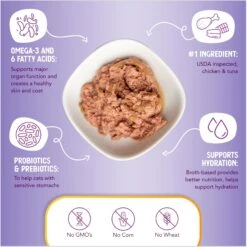 Health Extension Grain-Free Chicken & Tuna Recipe Canned Cat Food 13 Health Extension Grain-Free Chicken & Tuna Recipe Canned Cat Food -PurePet Bites Shop 110489 PT6. AC SS1800 V1693319999