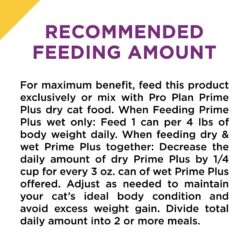 Purina Pro Plan Prime Plus Adult 7+ Salmon & Tuna Entree Classic Canned Cat Food, 3-oz Can, Case Of 24 -PurePet Bites Shop 111107 PT8. AC SS1800 V1585863081