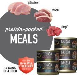 Tiki Cat After Dark Variety Pack Canned Cat Food -PurePet Bites Shop 112295 PT2. AC SS1800 V1626733291