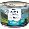 ZIWI Peak Mackerel & Lamb Recipe Canned Cat Food -PurePet Bites Shop 114624 MAIN. AC SS1800 V1703277226