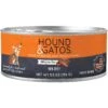 Hound & Gatos 98% Beef Grain-Free Canned Cat Food -PurePet Bites Shop 115074 MAIN. AC SS1800 V1594822276