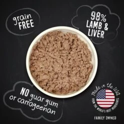 Hound & Gatos 98% Lamb & Liver Formula Grain-Free Canned Cat Food -PurePet Bites Shop 115084 PT3. AC SS1800 V1594836659