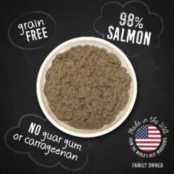 Hound & Gatos 98% Salmon Grain-Free Canned Cat Food -PurePet Bites Shop 115105 PT3. AC SS1800 V1594837921
