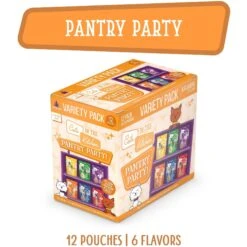 Weruva Cats In The Kitchen Pantry Party Variety Pack Grain-Free Cat Food, 3-oz Pouch, Case Of 12 -PurePet Bites Shop 115893 PT2. AC SS1800 V1682541994