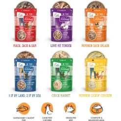 Weruva Cats In The Kitchen Pantry Party Variety Pack Grain-Free Cat Food, 3-oz Pouch, Case Of 12 -PurePet Bites Shop 115893 PT3. AC SS1800 V1682541627