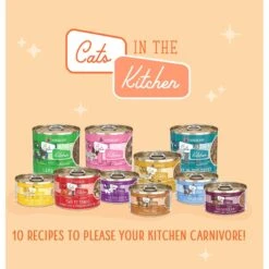 Weruva Cats In The Kitchen Pantry Party Variety Pack Grain-Free Cat Food, 3-oz Pouch, Case Of 12 -PurePet Bites Shop 115893 PT4. AC SS1800 V1682541469