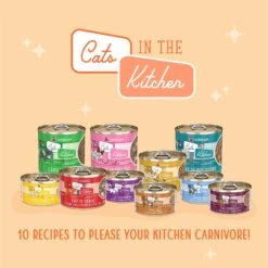 Weruva Cats In The Kitchen Cuties Variety Pack Grain-Free Canned Cat Food -PurePet Bites Shop 115896 PT5. AC SS1800 V1702597597