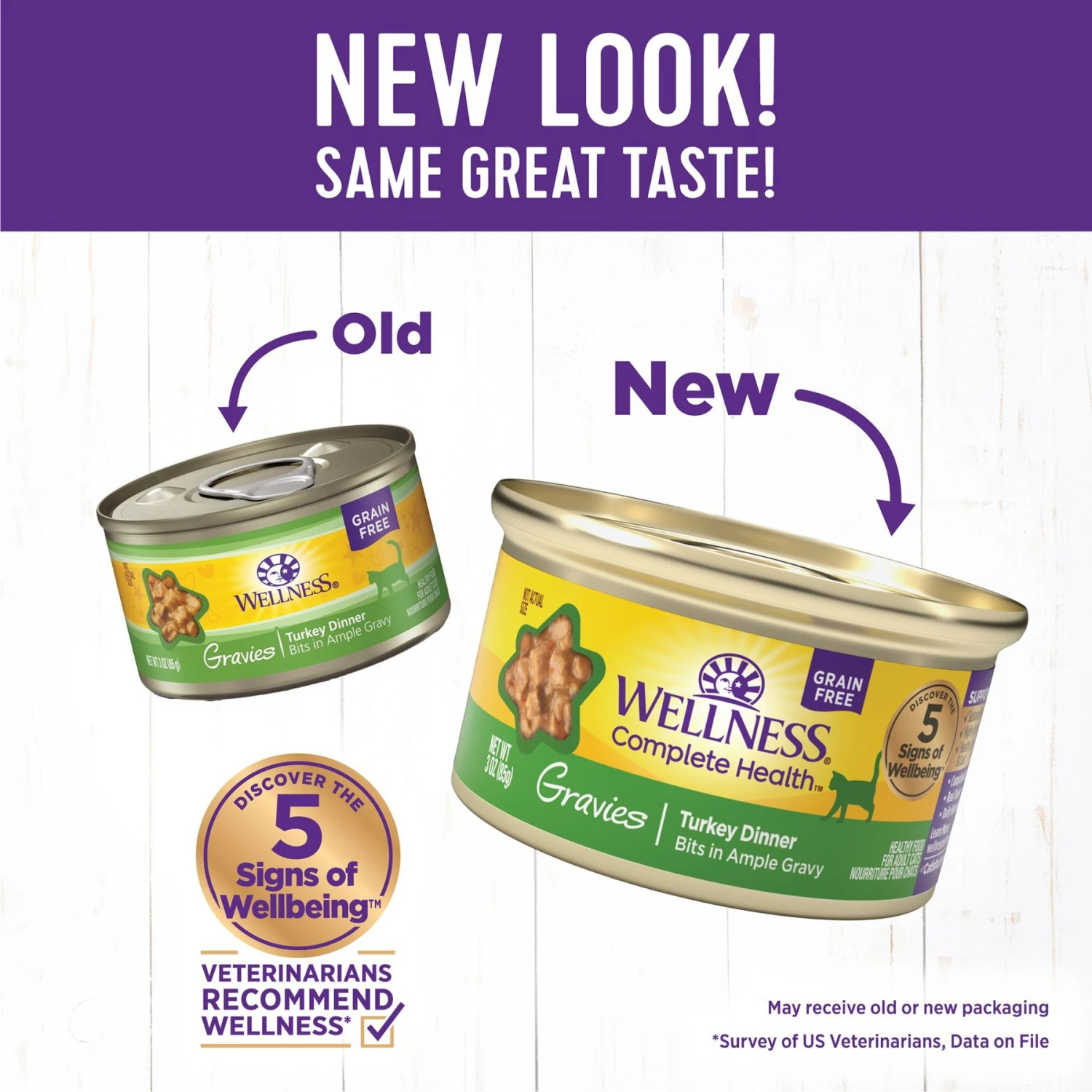 Wellness Natural Grain-Free Gravies Turkey Dinner Canned Cat Food 4 Wellness Natural Grain-Free Gravies Turkey Dinner Canned Cat Food - Image 2
