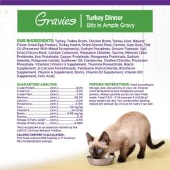 Wellness Natural Grain-Free Gravies Turkey Dinner Canned Cat Food 19 Wellness Natural Grain-Free Gravies Turkey Dinner Canned Cat Food -PurePet Bites Shop 118856 PT8. AC SS1800 V1690904752