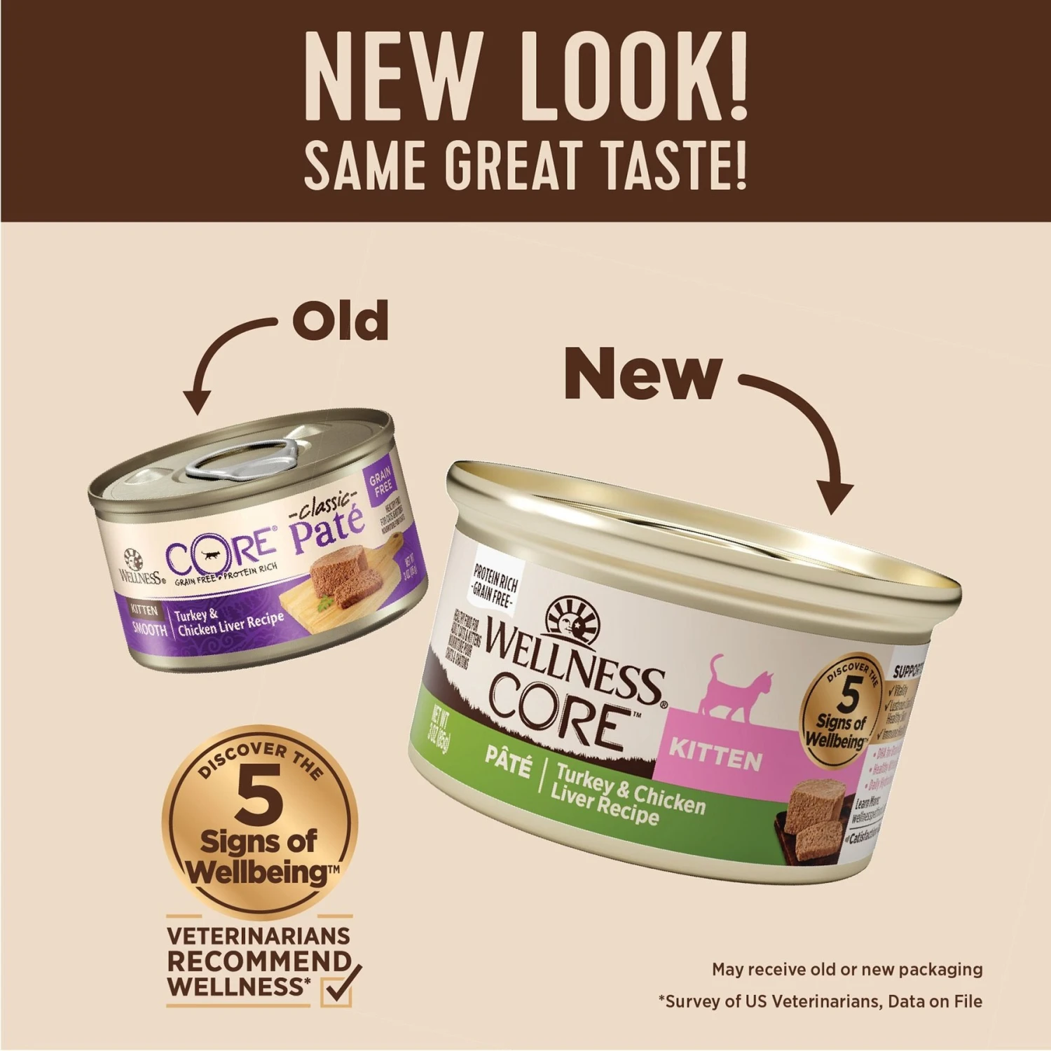 Wellness CORE Natural Grain-Free Turkey & Chicken Liver Pate Canned Kitten Food 4 Wellness CORE Natural Grain-Free Turkey & Chicken Liver Pate Canned Kitten Food - Image 2