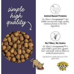 Dr. Elsey's Cleanprotein Chicken Kibble Cat Dry Food -PurePet Bites Shop 119079 PT3. AC SS1800 V1701368778